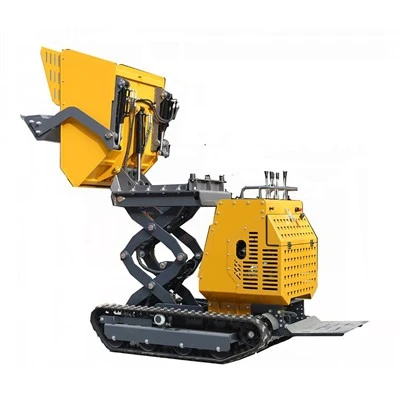 TLERA 880kg Lifting Mini Dumper Self-Chajman Idwolik Dumper Pou Chanje Konstriksyon